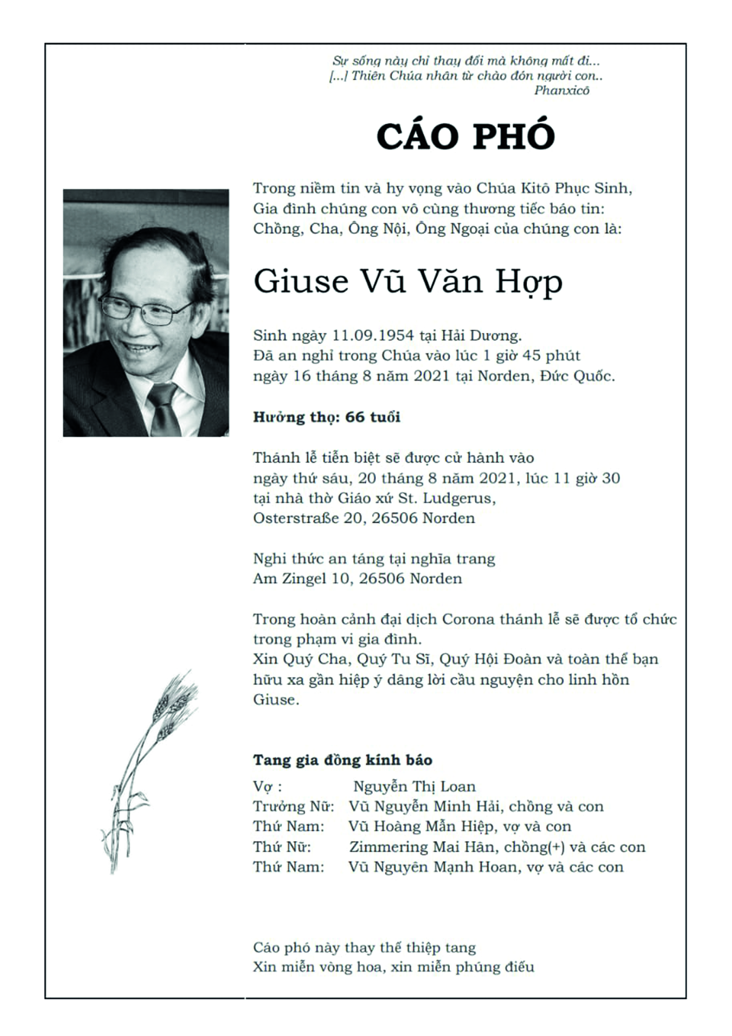 CP Giuse Vu Van Hop