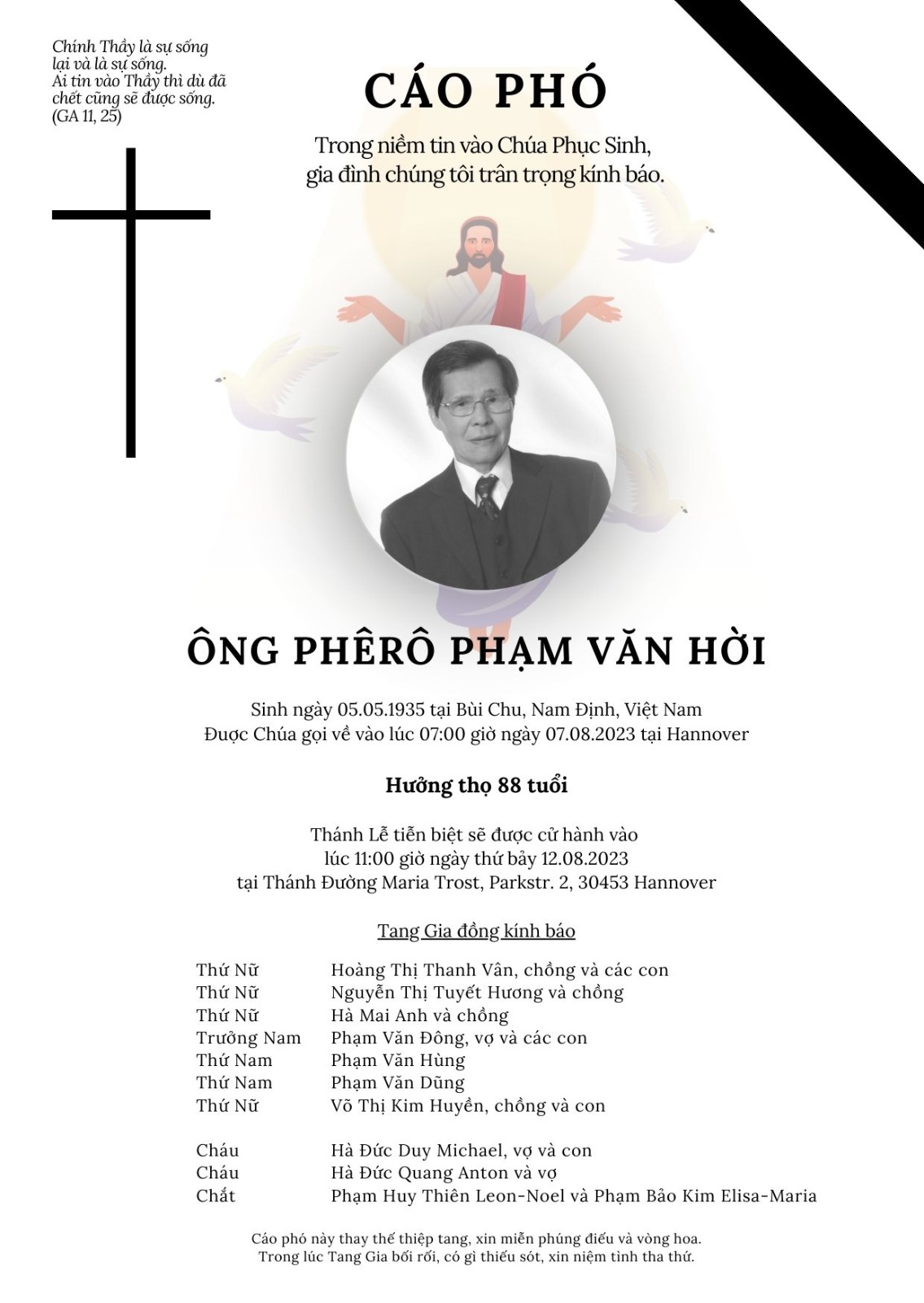 CP Phêrô Pham Van Hoi